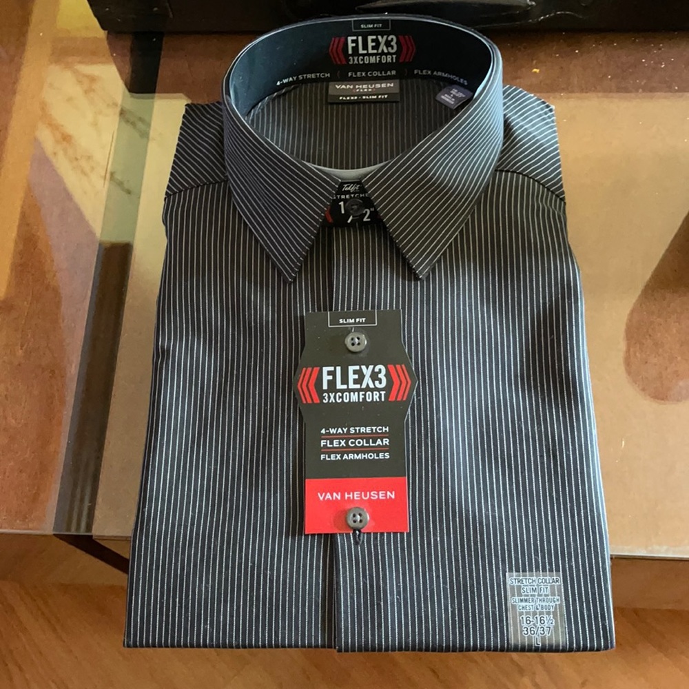 Van Heusen flex slim fit dress shirt